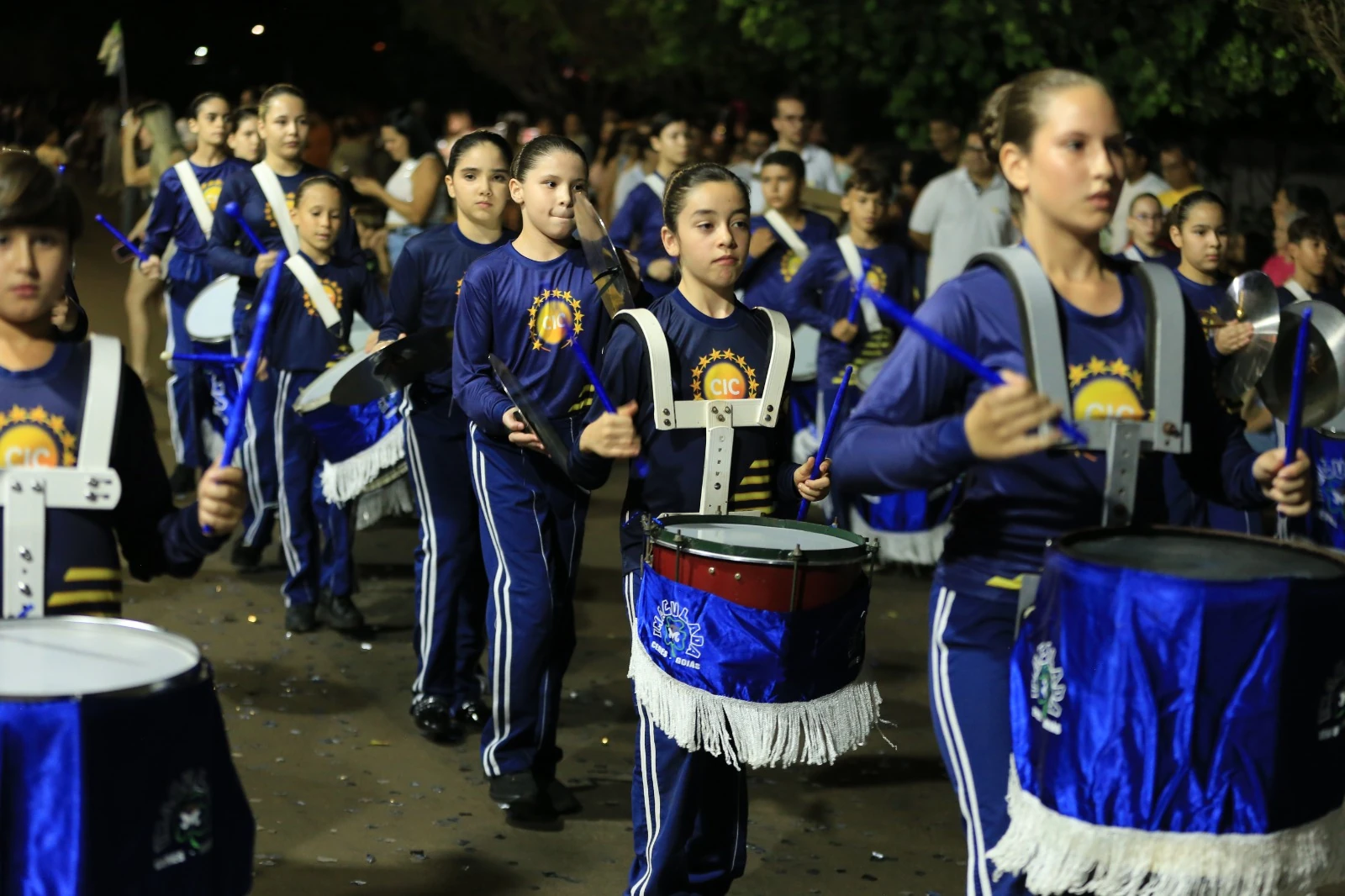 Fanfarra no Desfile Cívico